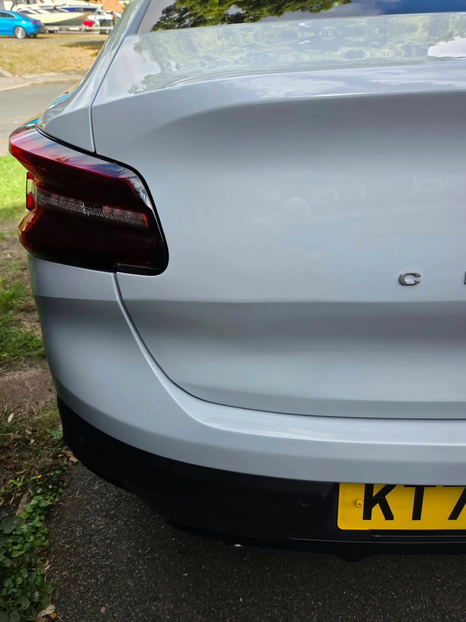 After — Citroen Reversed into a Skip