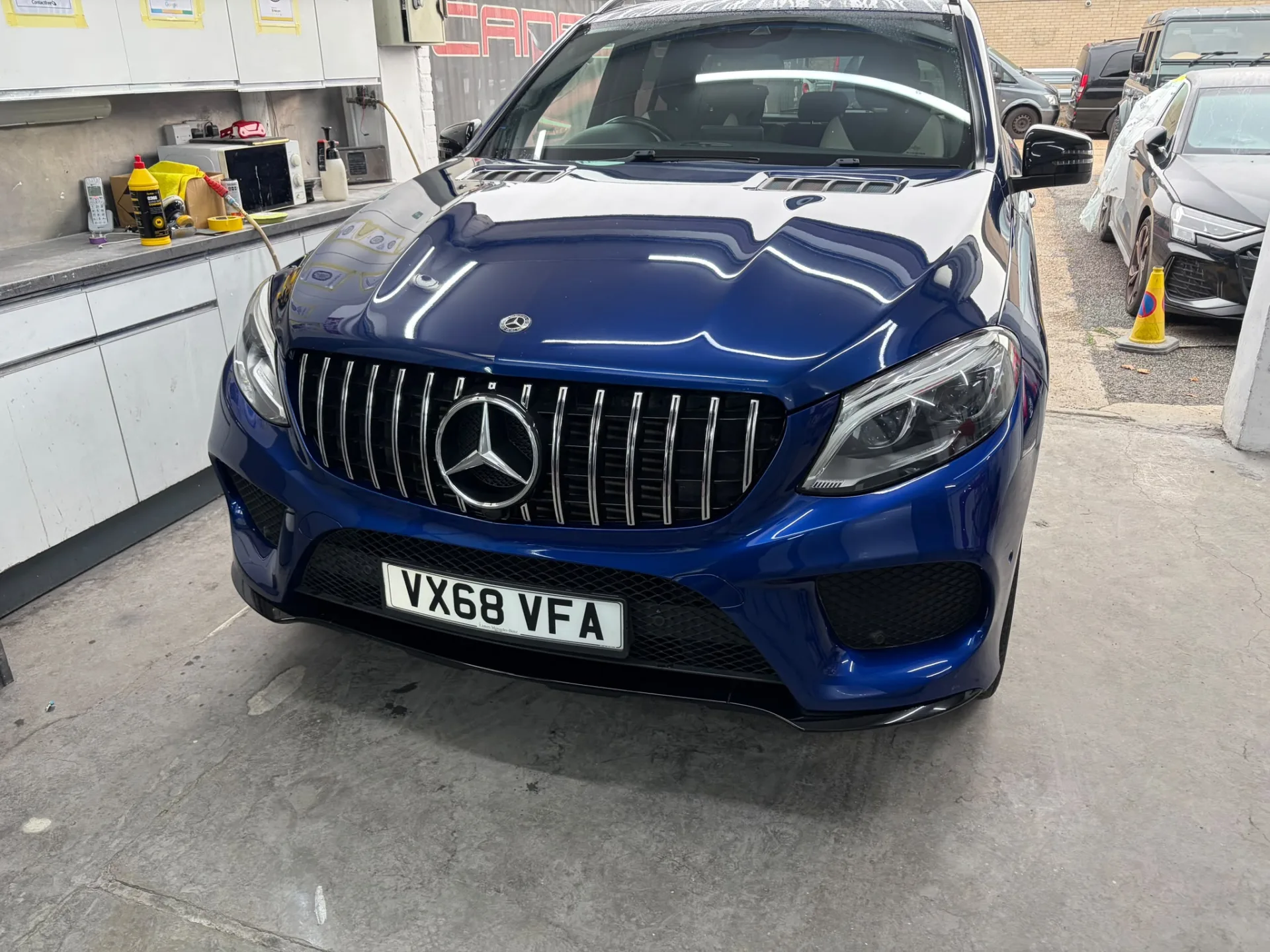 Mercedes-Benz Front-End Crash Repair in Surrey