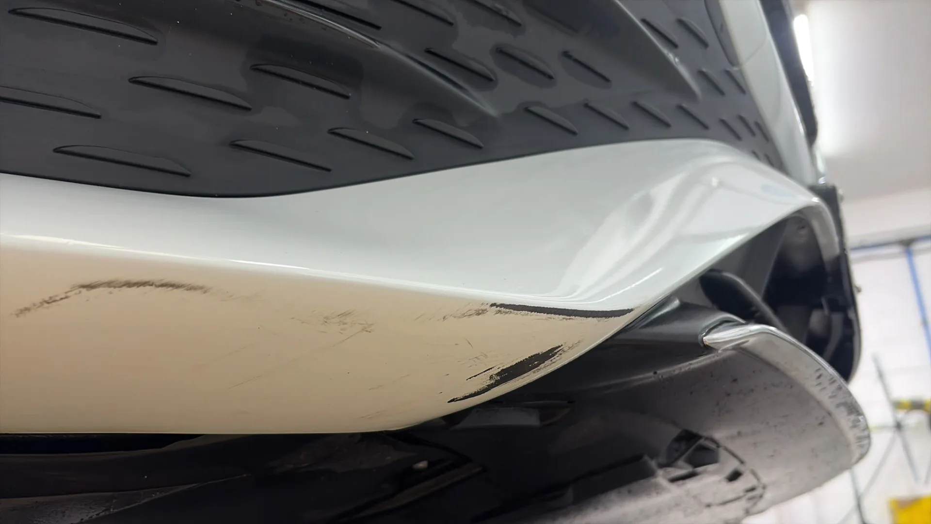 Before — Prestige Car Bumper Scuff Repair in Surrey